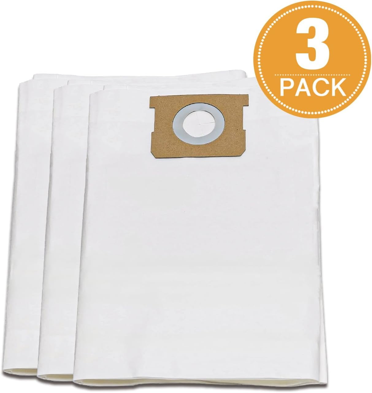 Standard Dust Bag, 3Pack, VDBL 3701, Fits HART 10 to 16 Gallon Wet/Dry