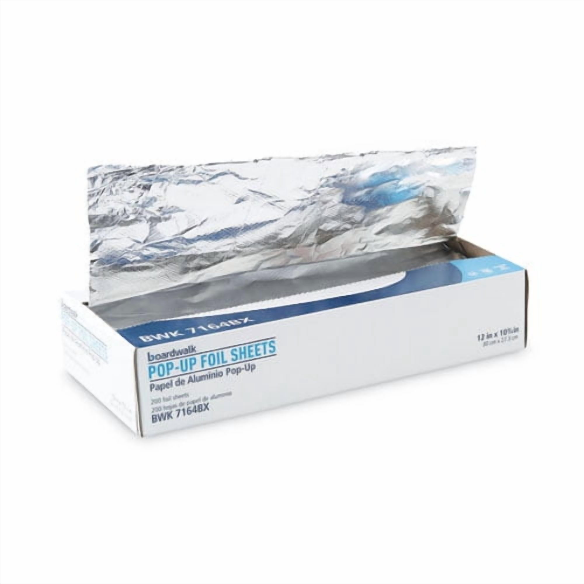 Standard Duty Aluminum Foil Pop-Up Sheets, 63 Gauge, 12 x 10.75, 200/Box, 12 Boxes/Carton | Bundle of 2