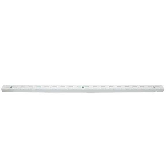 Standard-Duty Double Track Wall Standard, 39 Inches, White by Stone Harbor Hardware