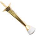 thumbnail image 1 of Standard-Duty Solid Door Stop, 3 Inches, Polished Brass by Stone Harbor Hardware, 1 of 3
