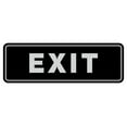 thumbnail image 1 of Standard EXIT Sign - Black / Silver - Medium, 1 of 1