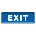thumbnail image 1 of Standard EXIT Sign - Blue - Medium, 1 of 1