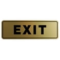 thumbnail image 1 of Standard EXIT Sign - Brushed Gold - Medium, 1 of 1