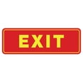 thumbnail image 1 of Standard EXIT Sign - Red / Yellow - Small, 1 of 1