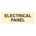 thumbnail image 1 of Standard Electrical Panel Sign - Ivory / Dark Brown - Medium 2-3/4" x 7", 1 of 4