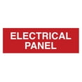 thumbnail image 1 of Standard Electrical Panel Sign -Red - Small 2" x 6", 1 of 4