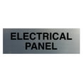 thumbnail image 1 of Standard Electrical Panel Sign - Silver - Large 3" x 9", 1 of 4