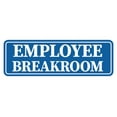 thumbnail image 1 of Standard Employee Breakroom Sign (Blue) - Small, 1 of 5