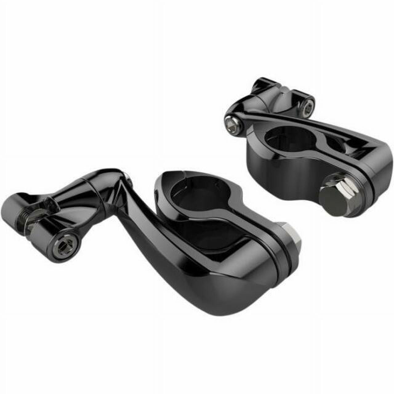 Standard Engine Guard Highway Peg Mount Kit (Black Extended Engine ...