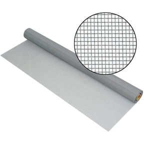Standard Fiberglass Screen Mesh Roll Kit - 30 in x 100 ft - Window, Patio, Pool, Sliding Door