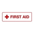 thumbnail image 1 of Standard First Aid Sign (White/Red) - Small, 1 of 5