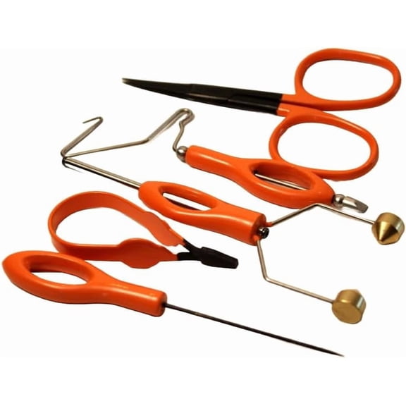 . Standard Fly Tying Tool Kit | 5 Pc | for Beginner or Expert|