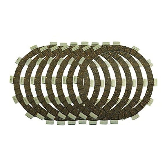 OEM Grade Clutch Friction Plates Compatible with 1985 Kawasaki Tecate 250 KXT250 Three-Wheeler 2-Stroke 250cc 13088-1064 13088-1065 Fiber 1985-ONLY Precision-cut Direct High-quality