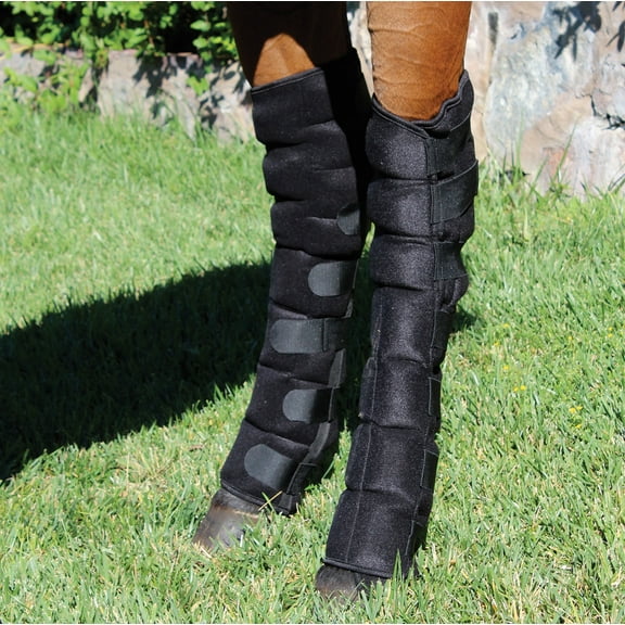 Professionals Choice Full Leg Ice Boot - Black - pair Size: Standard