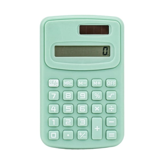 Standard Function Basic Calculator, Desktop Calculator with Big Buttons, Dual Power Source, Solar and Battery, Large Display Screen - Perfect for Office, Teachers, and Students
