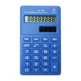thumbnail image 1 of Standard Function Desktop Calculator,General Purpose,8 Bit LCD Displays Smart Calculator,Pocket Size,Basic Math Functions,Ideal for Home & Office,Mini Digital Desktop Calculator,Light Blue,2.16x3.74", 1 of 9