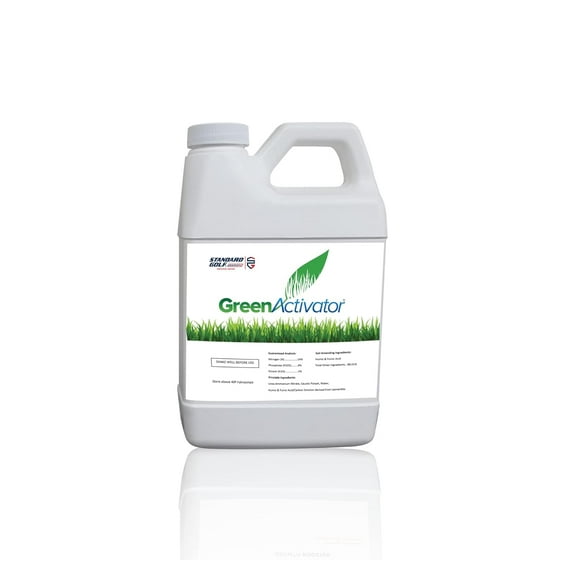 Standard Golf's GreenActivator | 32oz Lawn and Turf Liquid Fertilizer with Humic and Fulvic Acid | Increase Grass Health and Nutrient Intake | Grass Spray Fertilizer - Pet and Kid Friendly