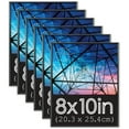 thumbnail image 1 of Standard Goods Home Decor 8x10 inch Black Front Loading Frame, 6-Pack for Wall or Table Display, 1 of 6