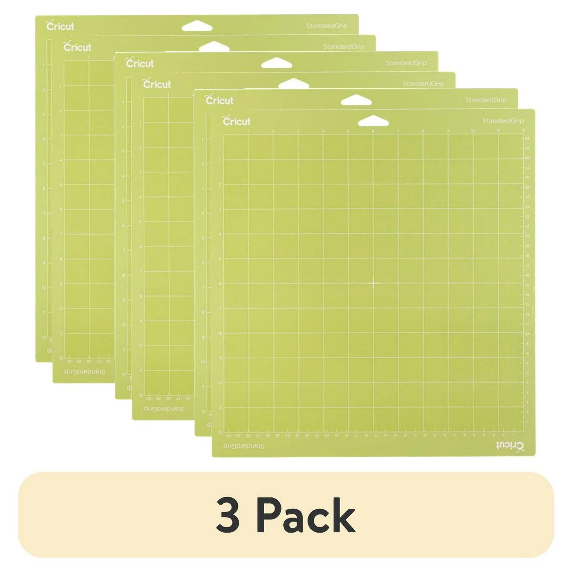 Standard Grip Cutting Mat, 3 Pack 12x12in Craft Cutting Mat for Cricut