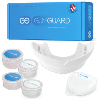 Standard GumGuard Denture Mouthguard Lower Arch Custom-Fit Overnight Guard White
