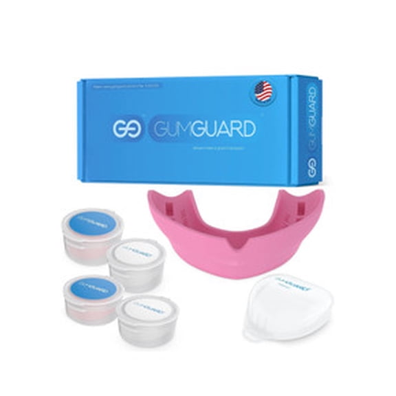 Standard GumGuard Denture Mouthguard Upper Arch Custom-Fit Overnight Guard Pink