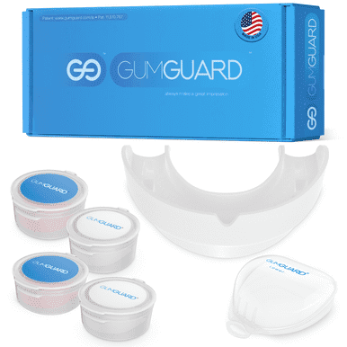 Standard GumGuard Denture Mouthguard Upper Arch Custom-Fit Overnight Guard White