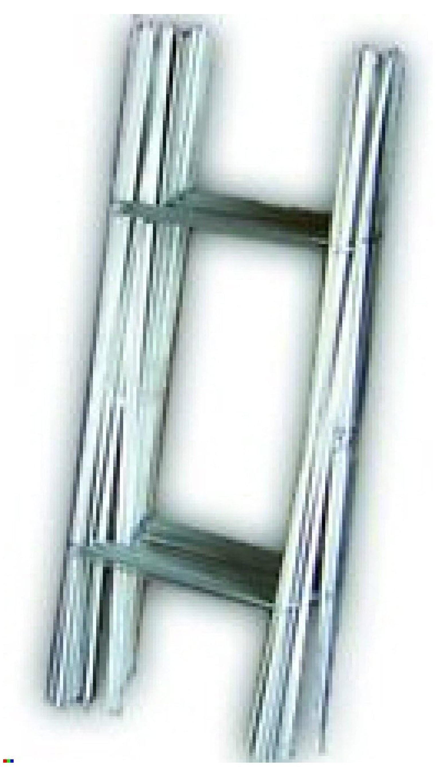 Standard H Frame Wire Stakes for Yard Signs 10" x 30" Galvanized Steel ...