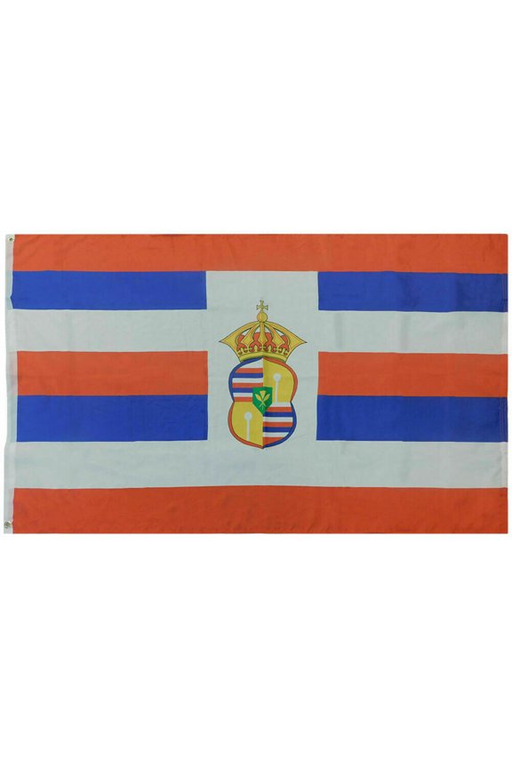Standard Hawaiian King Kalakaua Kanaka 100D Woven Poly Nylon Flag 2x3 Banner