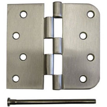 Sds Sliding Door Hinges Dynasty Hardware Door Hinges, Heavy Duty 4.5x4.5 Full Mortise Ball Bearing Design For A Smooth Quiet Swing, Ideal For Commercial Or Heavy Doors, Non-Removable Pin, Stainless Steel Finish