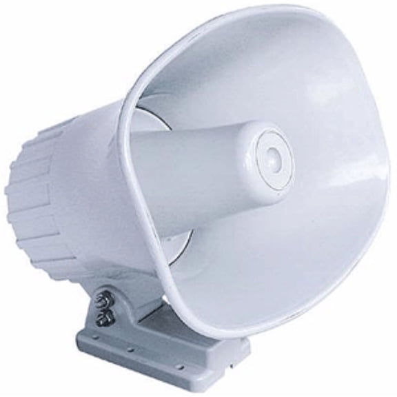 8" White Standard Horizon 240SW Hailer PA Horn