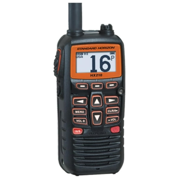 Standard Horizon HX210 Handheld VHF Radio,black