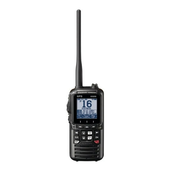 Standard Horizon HX891 Handheld VHF Radio with Built-in GPS - Bluetooth Compatible, Waterproof and Floatable (Navy Blue)