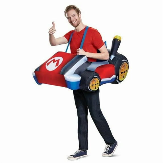 Standard Inflatable Mario Kart Adult Costume - One Size Fits Most