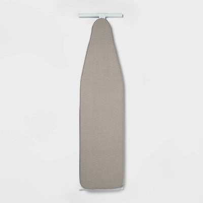 Standard Ironing Board Cover Gray - corch-Resistant, Cotton & Polyester, Padded, 56"x18.5"