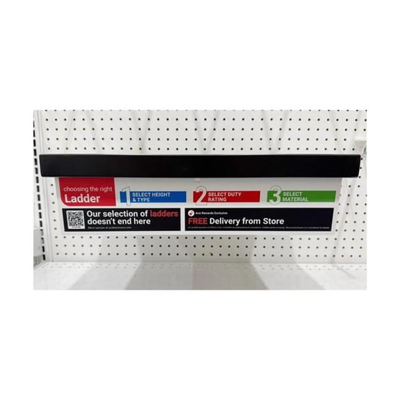 Standard 9110703 L&G Under Shelf Outdoor Living Graphic Design Ladder