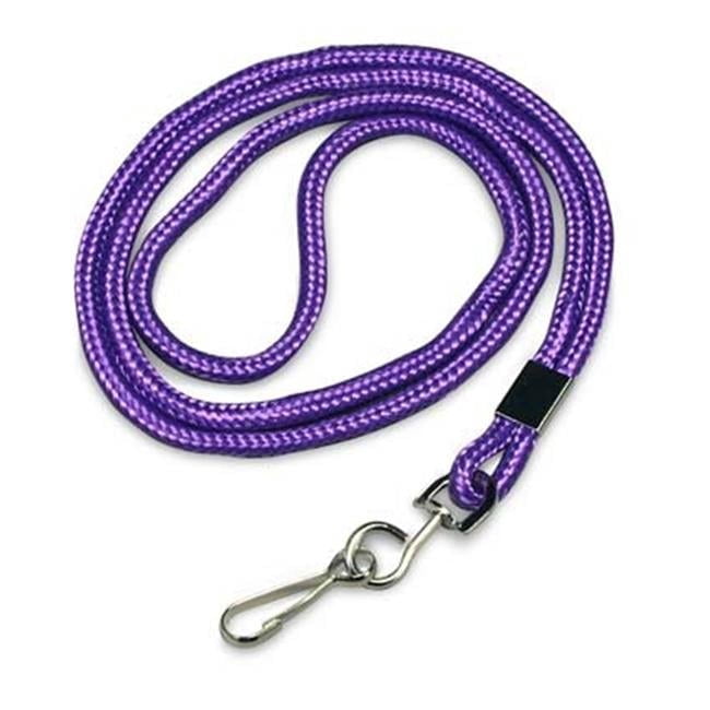 Standard Lanyard Hook Rope Style PURPLE  Standard Lanyard - Purple - 36 Inches - Pack of 1 - Durable Nylon
