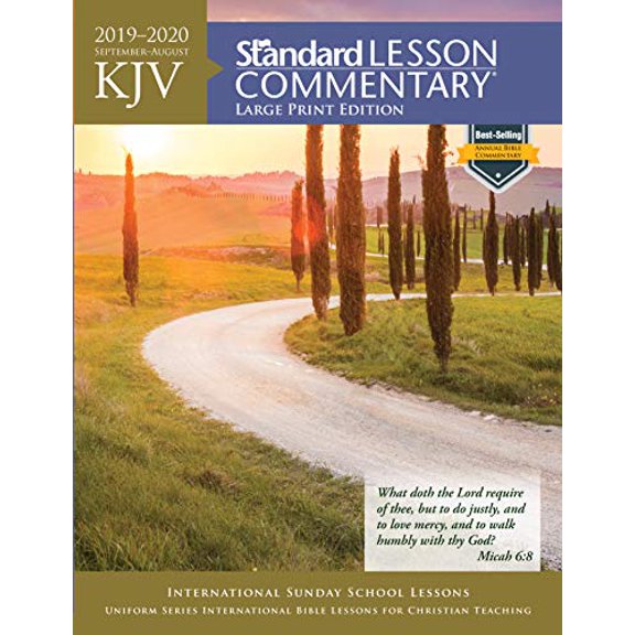 Pre-Owned Standard Lesson Comm: KJV Standard Lesson Commentary® Large Print Edition 2019-2020 (Paperback)