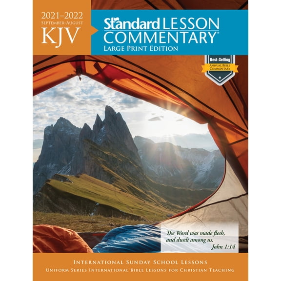 Pre-Owned Standard Lesson Comm: KJV Standard Lesson Commentary® Large Print Edition 2021-2022 (Paperback)