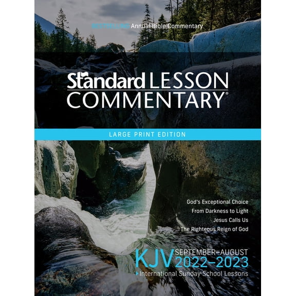 Pre-Owned Standard Lesson Comm KJV Standard Lesson Commentary(r) Large Print Edition 2022-2023, (Paperback)