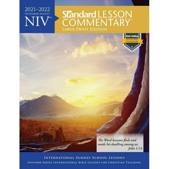 Standard Lesson Comm: NIV® Standard Lesson Commentary® Large Print Edition 2021-2022 (Paperback)