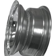 Standard-Lip Spun Aluminum Wheel - 10x8 - 3+5 Offset - 4/110 - Polished , Wheel Rim Size 10x8, Rim Offset 3+5, Color Polished, Bolt Pattern 4/110, Position Rear