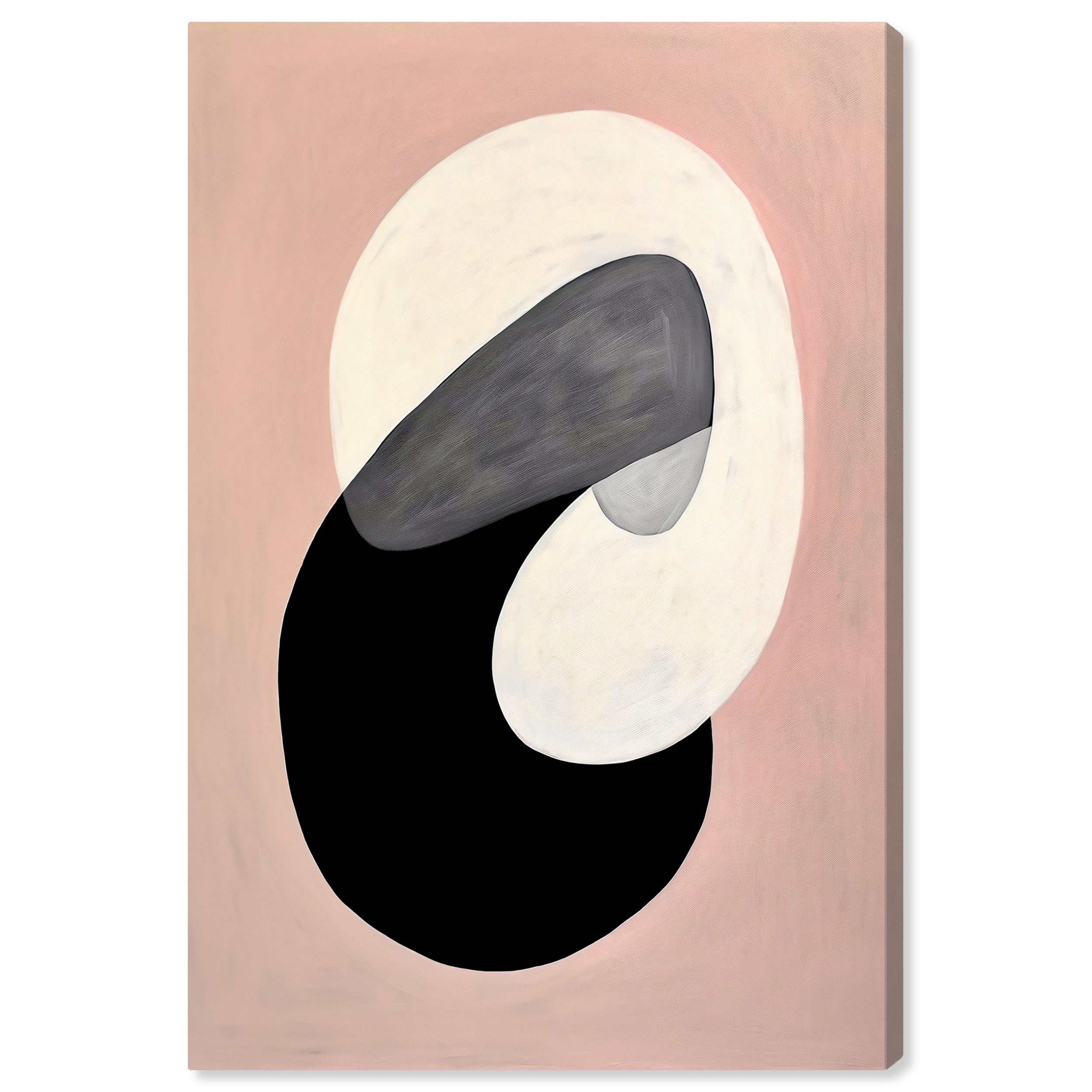 Standard Locks Contemporary Abstract Shapes Canvas Wall Art, 10" x 15"