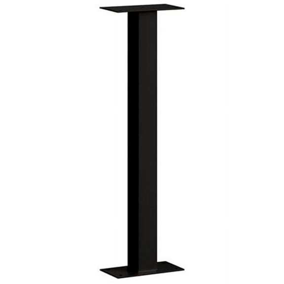 Standard Mailbox Post Bolt Mounted - Black