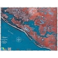 thumbnail image 1 of Standard Map MF124 Laminated Panama City Fishing Map, 1 of 1