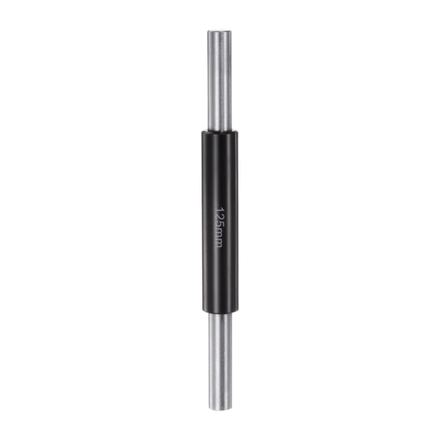 QUARKZMAN Standard-Messstab 125 Mm – Mikrometer-Kalibrierblock Aus Kohlenstoffstahl, Genauigkeit ±0,001 Mm, Für Außenmikrometer & Messschieber