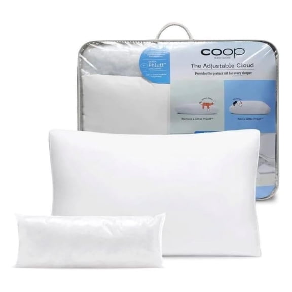 Standard Medium Adjustable Cloud Pillow, Machine Washable