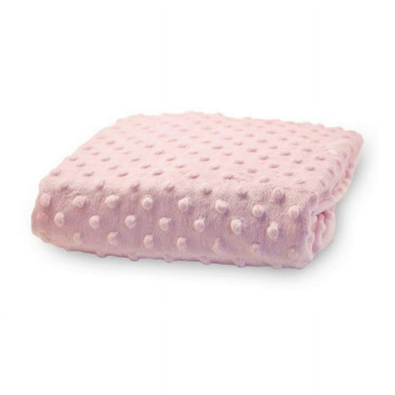 Standard Minky Dot Changing Pad Cover - Pink