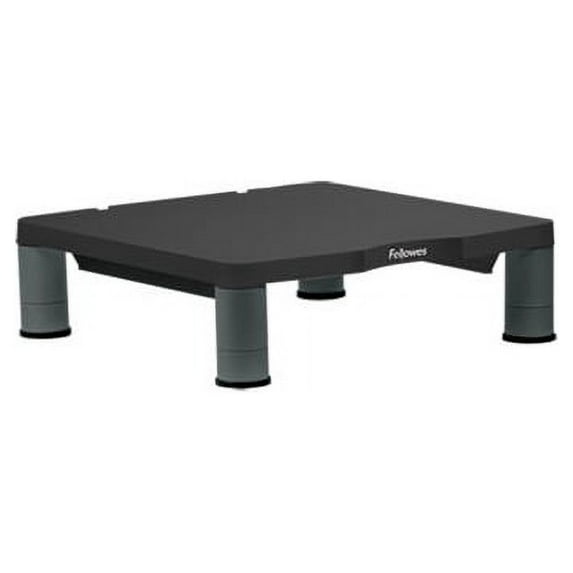 Standard Monitor Riser 13.38" x 13.63" x 2" to 4", Graphite, Supports 60 lbs