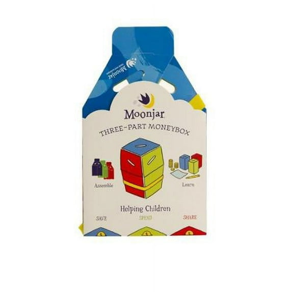Standard Moonjar Moneybox Bank: Save, Spend, Share