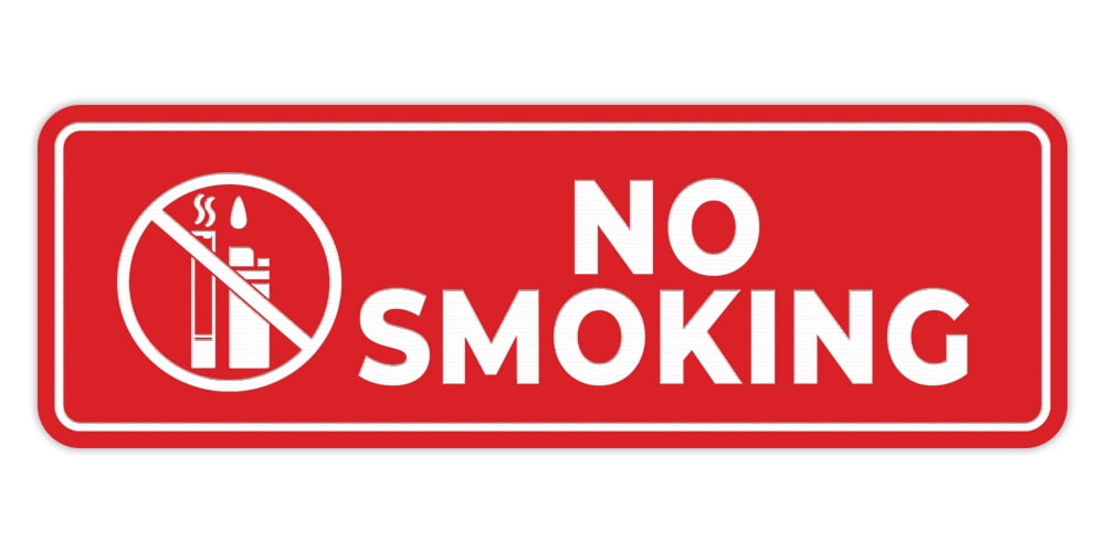 cigarette smoking sign SAVE A CIGARETTE! EVERY DAY, THOUSANDS OF CIGARETTES DIE FROM BURNS INFLICTED BY PREVENTABLE FIRES. HELP SAVE A TODAY. PLEASE RESPECT OUR NO smoking signage No Smoking Sign